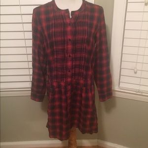 Jcrew plaid dress